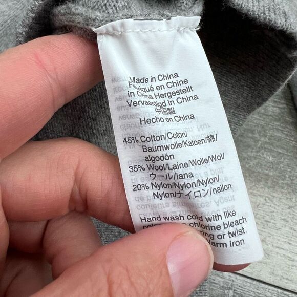 J. Crew ruffle front crew neck sweater M - Picture 7 of 7